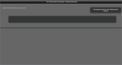 Desktop Screenshot of naramatamuseum.com